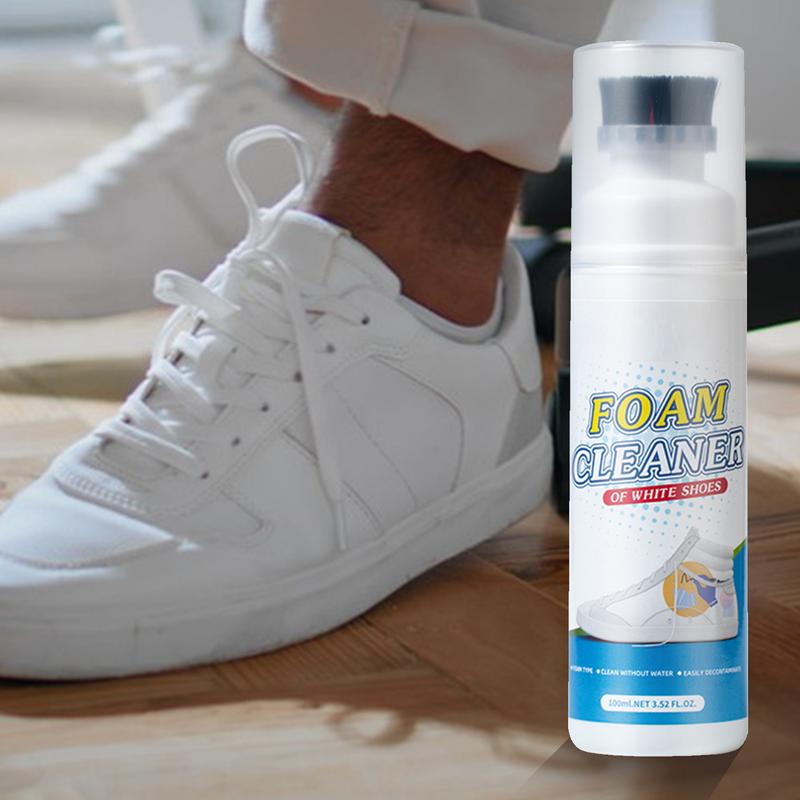 Sneaker Cleaner - ที่ทำความสะอาดรองเท้าสีขาวรองเท้าที่ทำความสะอาดด้วยหัวแปรงอุปกรณ์ทำความสะอาดกล้องรองเท้าหนังที่มีประสิทธิภาพ