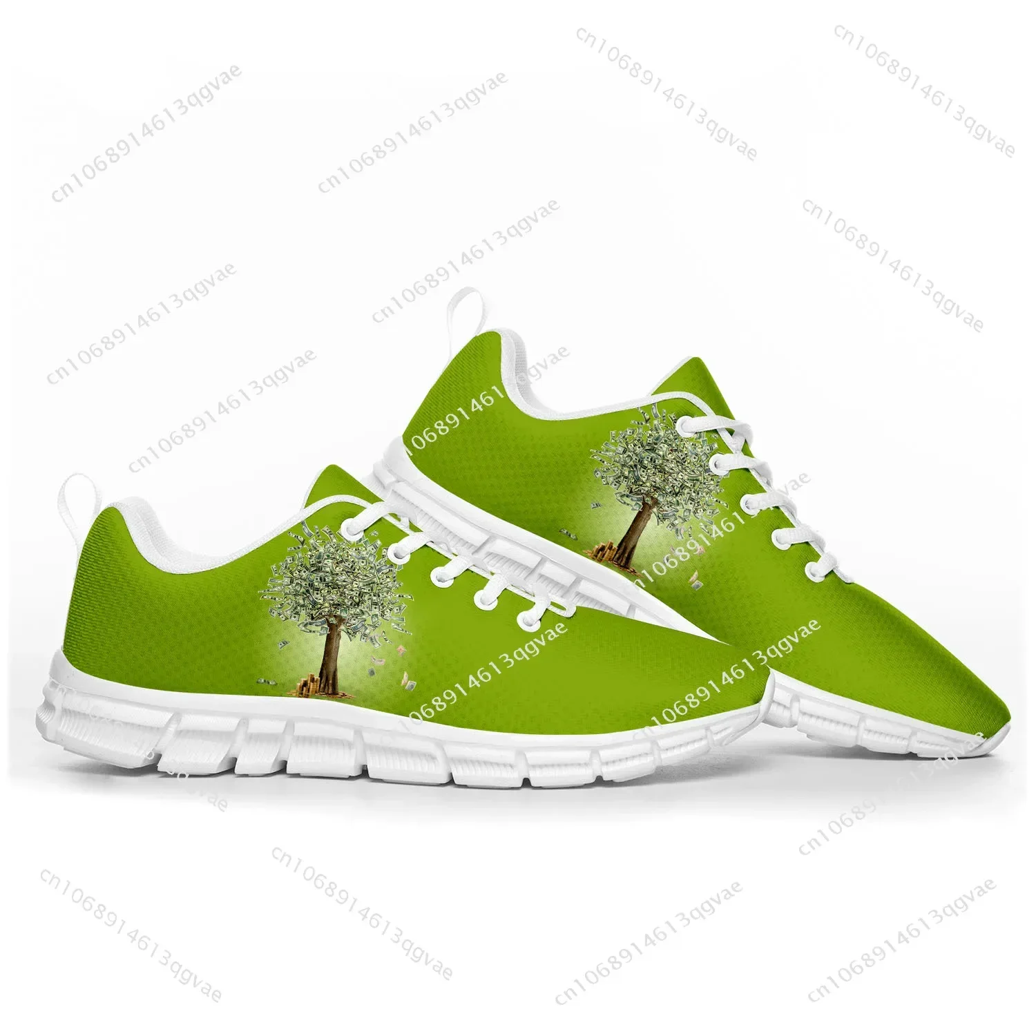 Shoe Tree - ดอลลาร์ กรีน ทรีรองเท้ากีฬาบุรุษสตรีวัยรุ่นเด็กเด็กรองเท้าผ้าใบลำลองสั่งทำพิเศษคุณภาพสูงรองเท้าคู่สีขาว