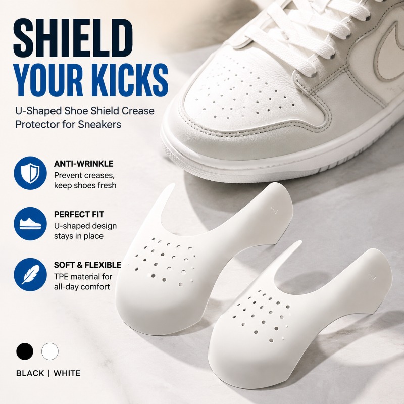 Sneaker Protector - แผ่นรองกันยับปลายรองเท้า ป้องกันรอยยับ รองรับทรงรองเท้า สำหรับรองเท้ากีฬา