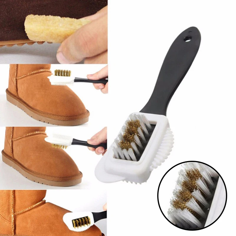 Shoe Cleaning Brush - 1/2pcs3ความสะดวกในการทําความสะอาดด้านข้าง แปรงรองเท้ารูปตัว S แปรงทําความสะอาดรองเท้า แปรงทําความสะอาด แปรงรองเท้าหิมะ